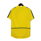 Camiseta retro de Brasil para el Mundial de 2002 local