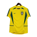 Camiseta retro de Brasil para el Mundial de 2002 local