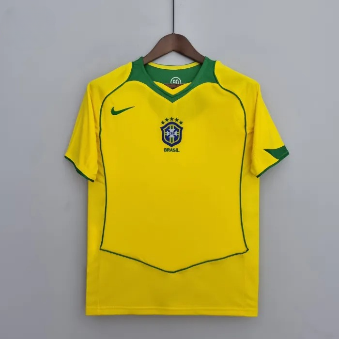 Camiseta retro de local de Brasil 2004